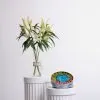 Shop White Lilies & Assorted Maamoul Treats | White Lilies & Assorted Maamoul Treats - Buy Now at