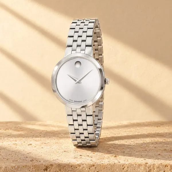 Movado Museum Classic Women's Watch 29.5mm – Silver 0608004